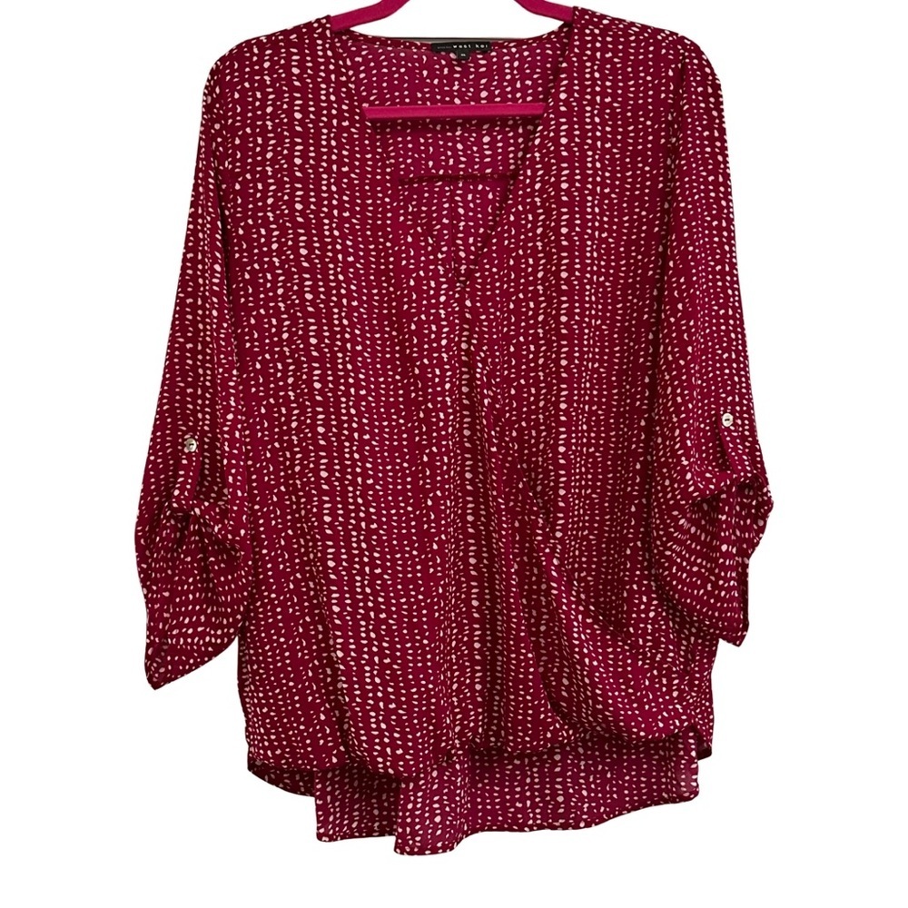 WEST Kei magenta blouse, XL